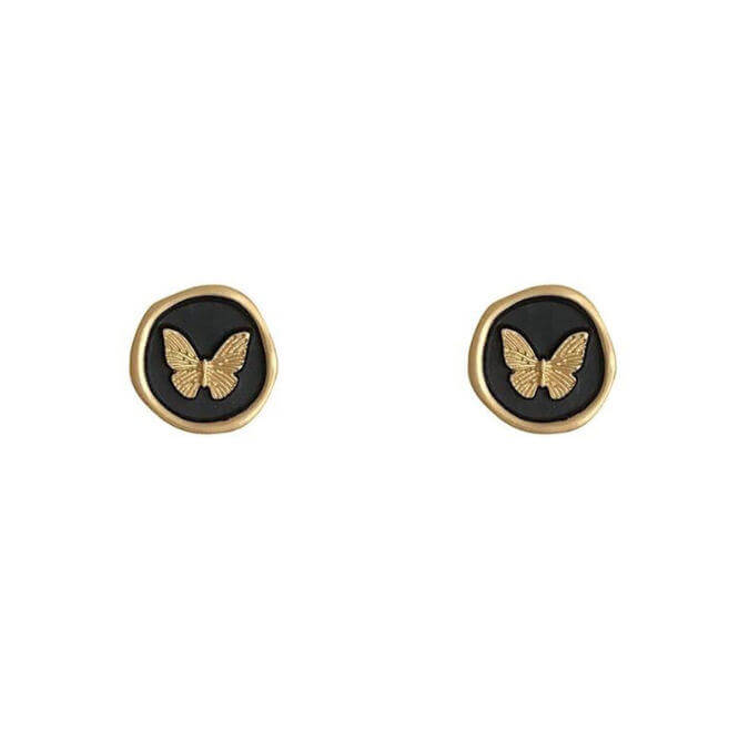 Whispering Wings Butterfly Stud Earrings