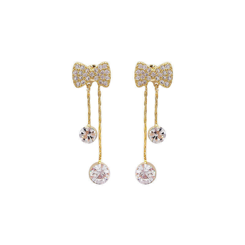 Tied With Love Bow Drop Earrings for  everyday wear