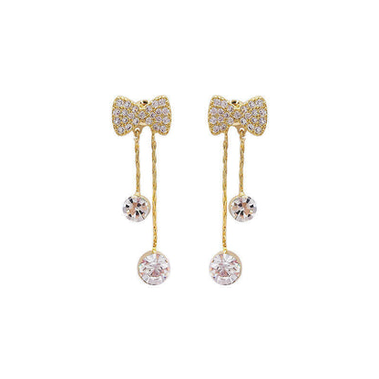 Tied With Love Bow Drop Earrings for  everyday wear