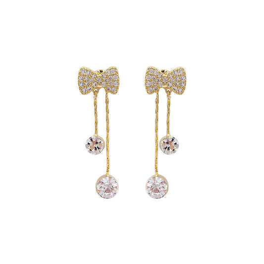 Tied With Love Bow Drop Earrings for  everyday wear
