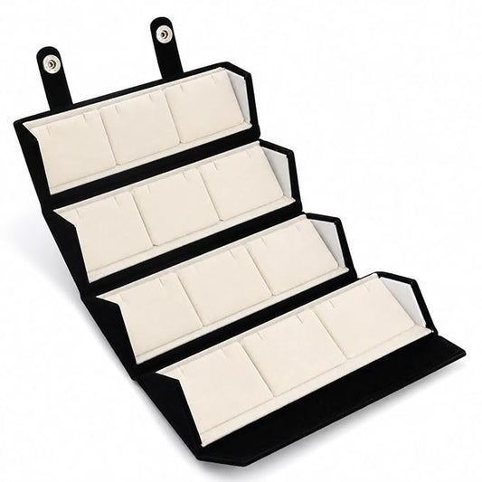 Foldable Jewelry Display Stand for Earrings | Multi Layer Stud Holder Rack | - Petals & Ore