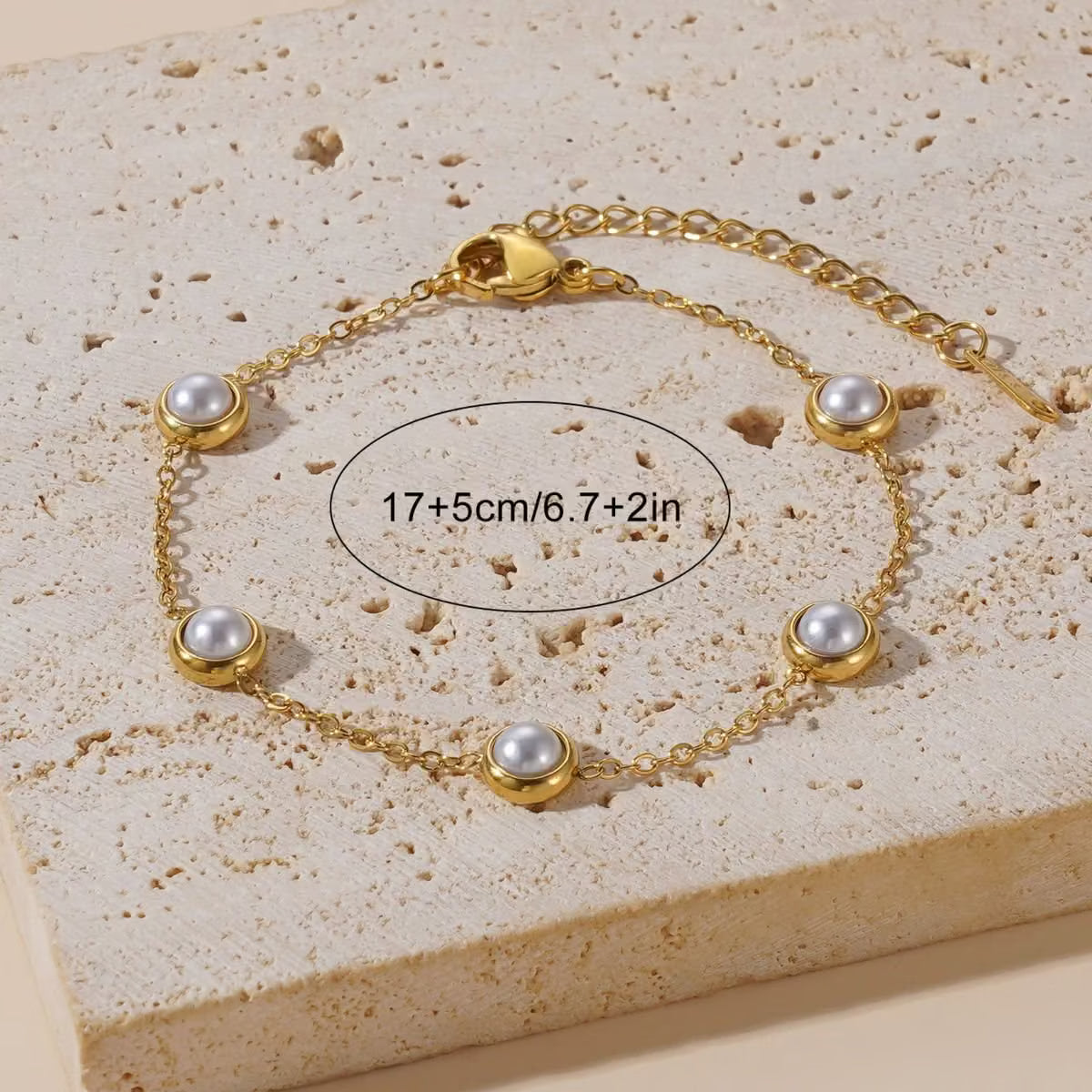 Pearl Bracelet for Women – Minimal Dainty Chain | Daily Wear Elegant Jewellery - Petals & Ore